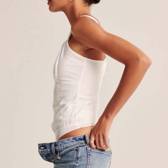 abercrombie white bodysuit